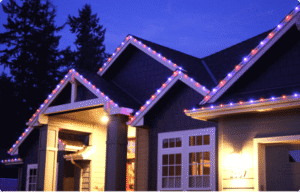 Simple minimal christmas decoration