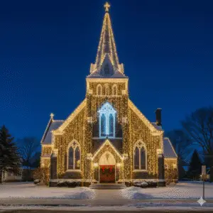 Church christmas decoration