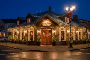 corner restaurant Great for holiday dining.
