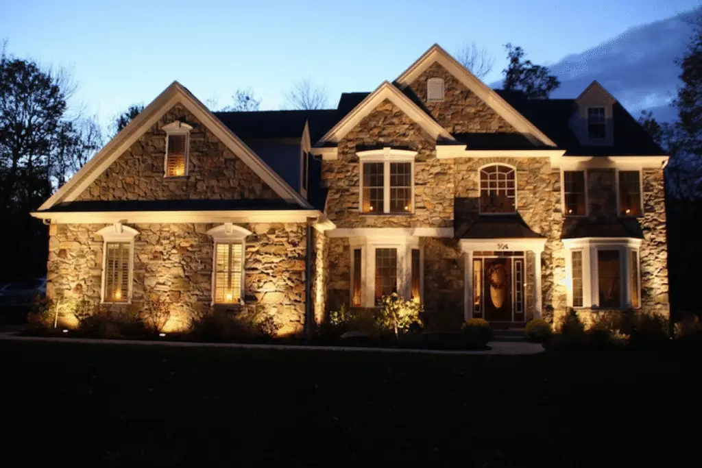 Landscape lighting house
